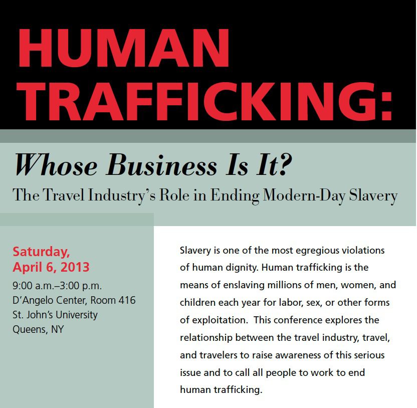 Vincentian Center – Travel Industry and Human Trafficking