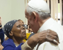 Pope makes alms personal