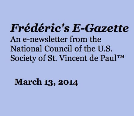 Frederic’s E-Gazette March 2014