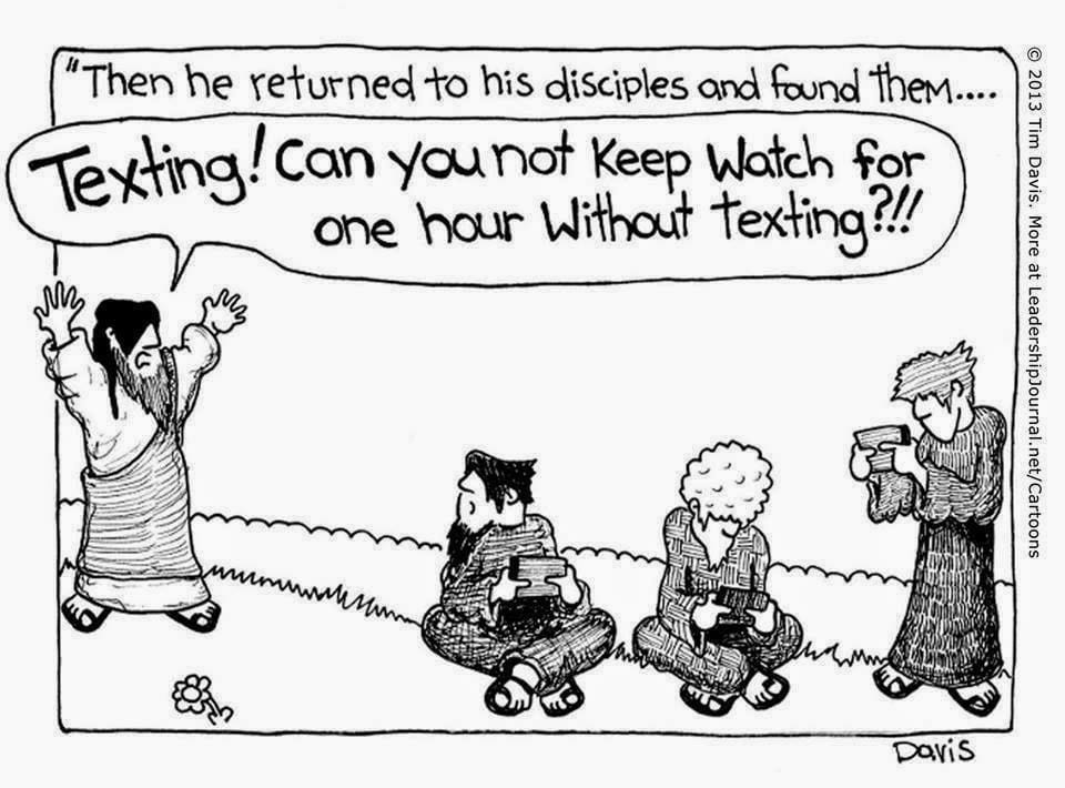 Distracted disciples!