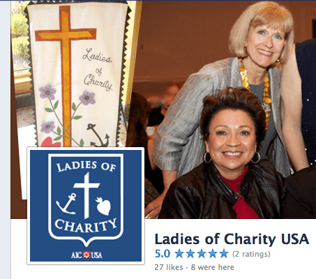 The Ladies of Charity USA now on Facebook