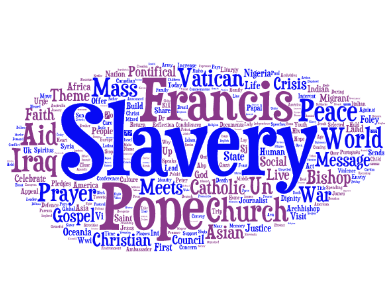 Slavery – 2015 World Day of Peace theme