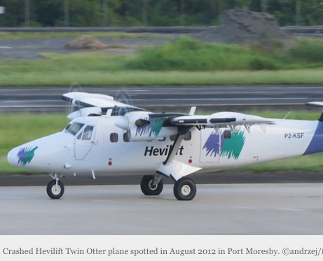 Plane crash at Vincentian Mission in Papua New Guinea