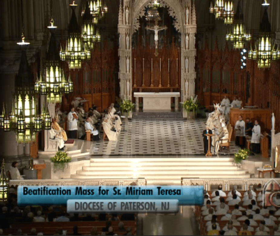 Beatification Ceremony for Sr. Miriam Teresa, SC