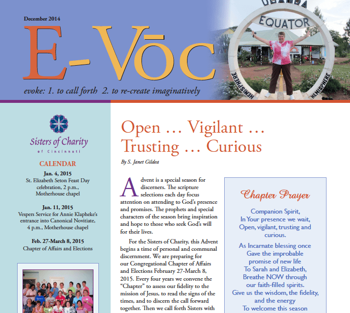 Be open, vigilant, trusting and curious – E-Voc newsletter