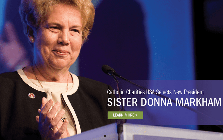 First woman President of Catholic Charities