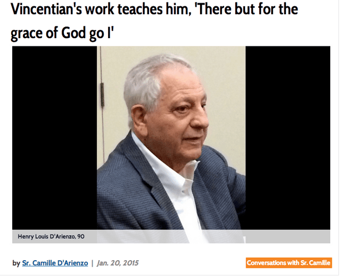 Vincentian – There but for the grace of God…