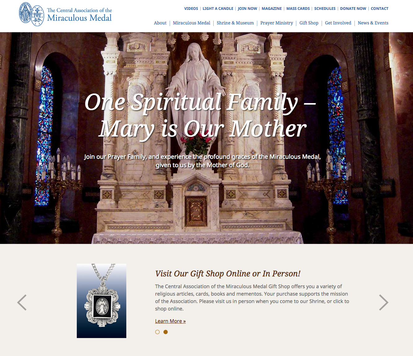 “One Spiritual Family – Mary is Our Mother”