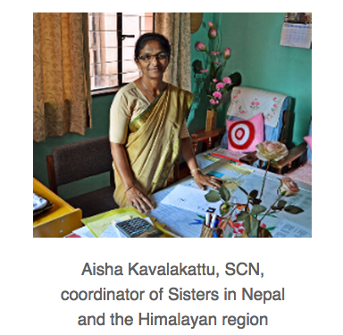 Direct aid to Sisters of Charity in Nepal