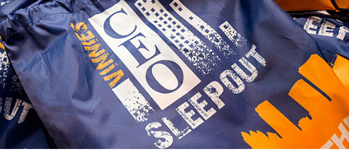 1,243 CEOs sleepout, raise almost $6,000,000