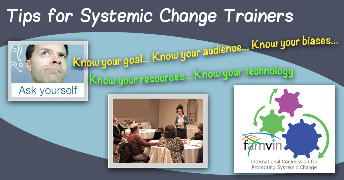 Systemic Change: Tips for Trainers