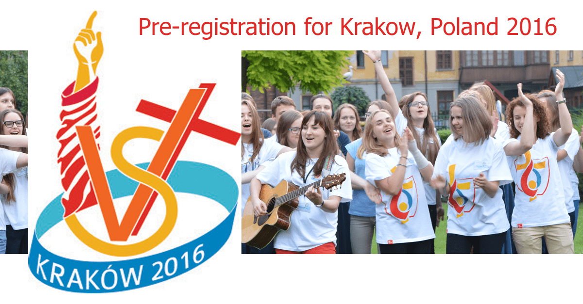 Registration news for Krakow, Poland 2016