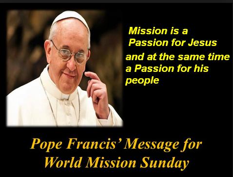 Pope Francis on World Mission Day 2015