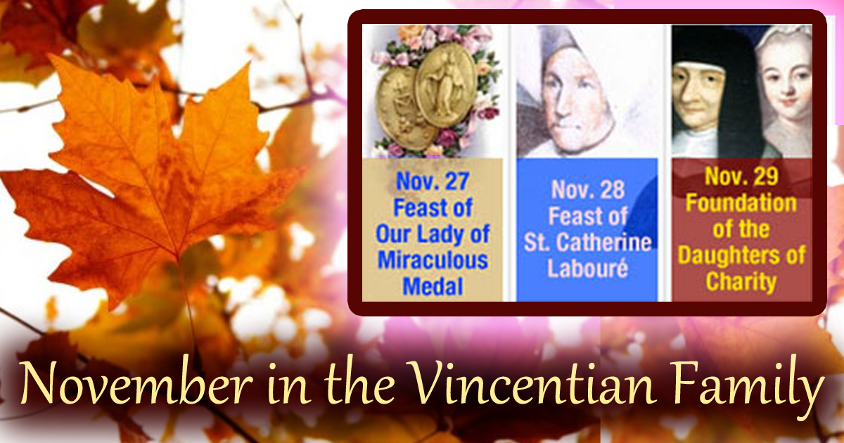 November in the Vincentian Family