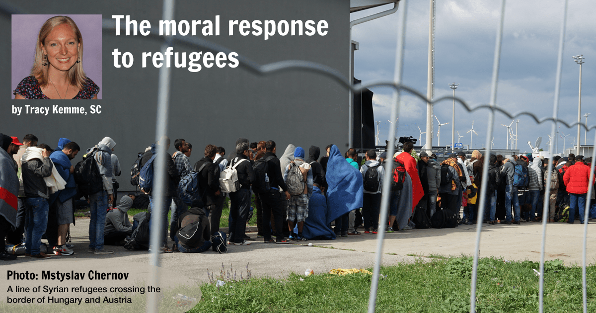 The right thing: The moral response to refugees is clear
