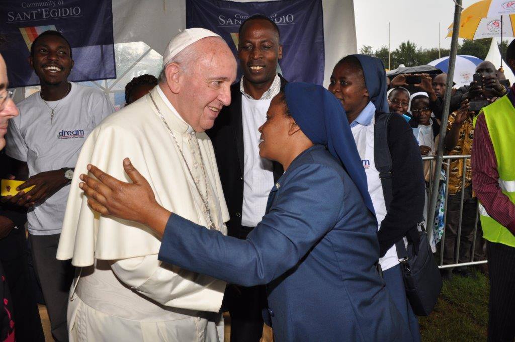 Encounter with Pope Francis at D.R.E.A.M. in Kenya