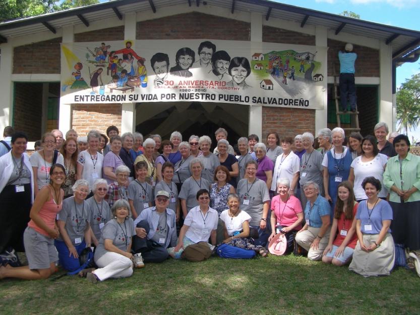 Sr. Louise Lears, SC visits El Salvador martyr site