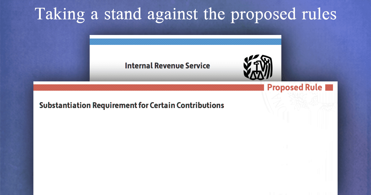 SVdP Opposes Proposed New IRS Regulation