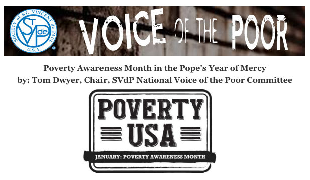 Poverty Awareness Month in the Year of Mercy