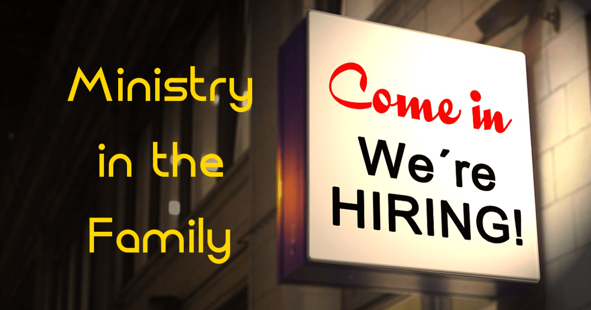 Another Ministry Opportunity in the Family