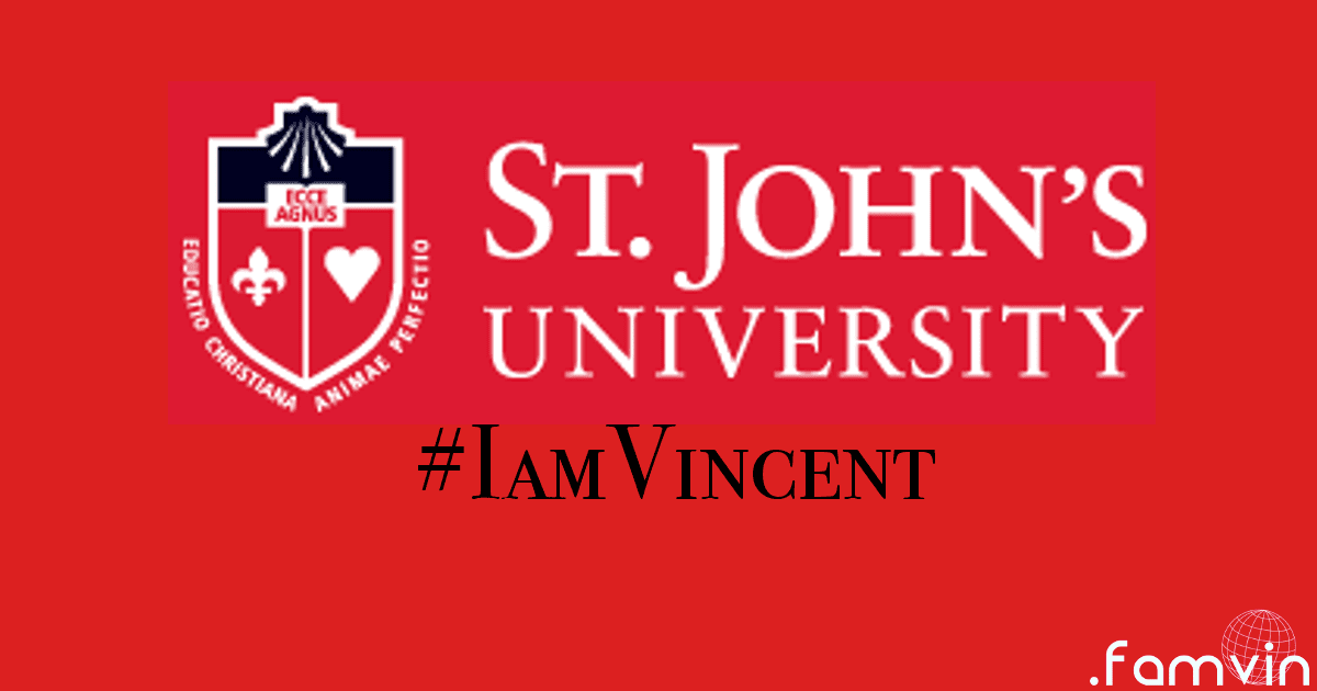 #IamVincent: @ St. John’s University