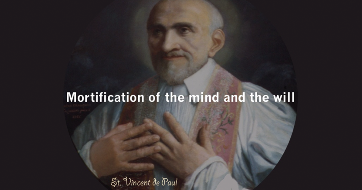 Mortification of the Mind and Will