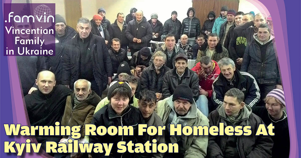Warming Room For Homeless At Kyiv Railway Station