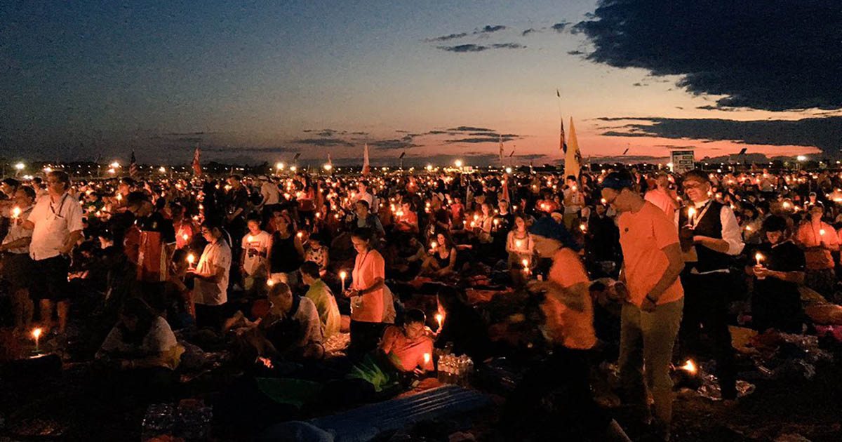 Pope to young people at WYD vigil: “We did not come into the world to ‘vegetate'”