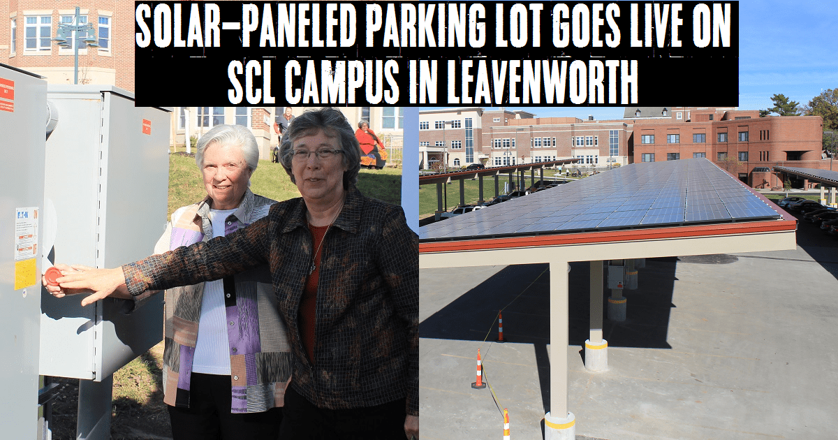 New Solar-Paneled Parking Lot in Leavenworth