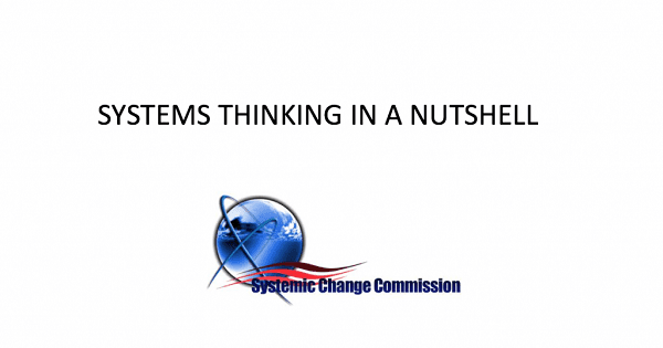 Five Maxims – From Systemic Change Commission