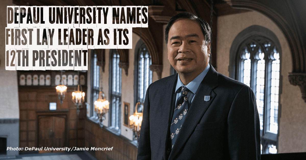 DePaul University Names First Lay Leader as its 12th President