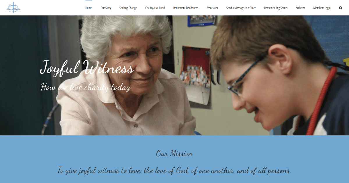 Sisters of Charity-Halifax Launch New Website