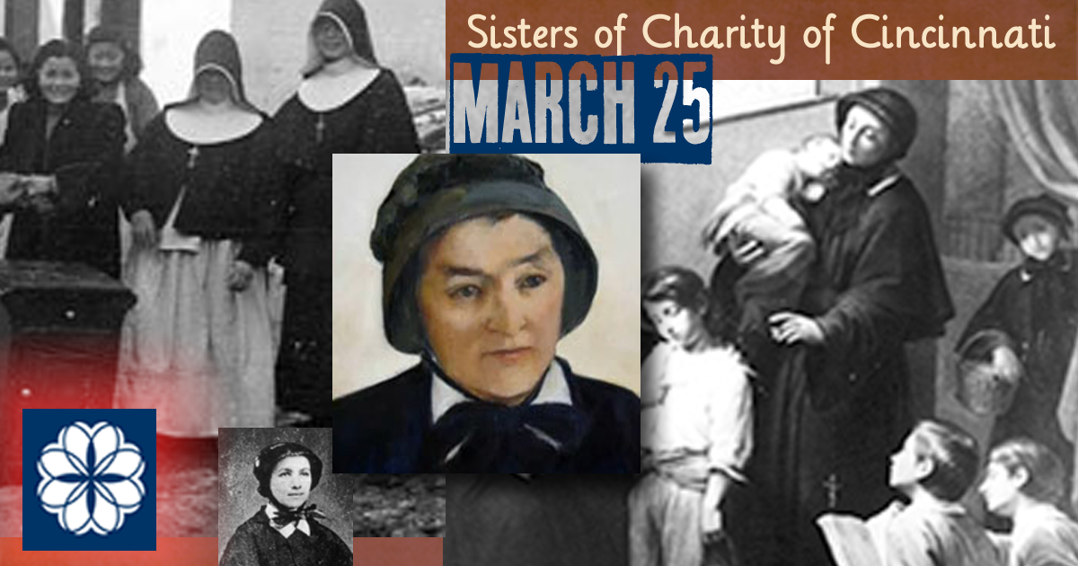 March 25: Establishment of the Sisters of Charity of Cincinnati