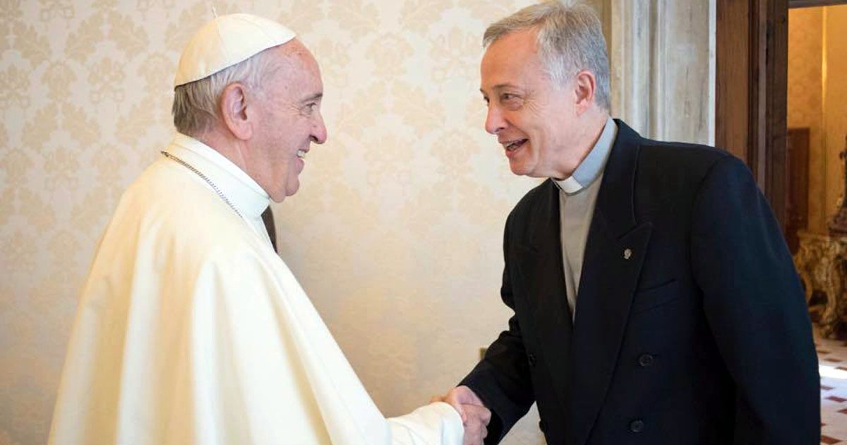 Pope Francis Met Tomaž Mavrič, CM, Superior General