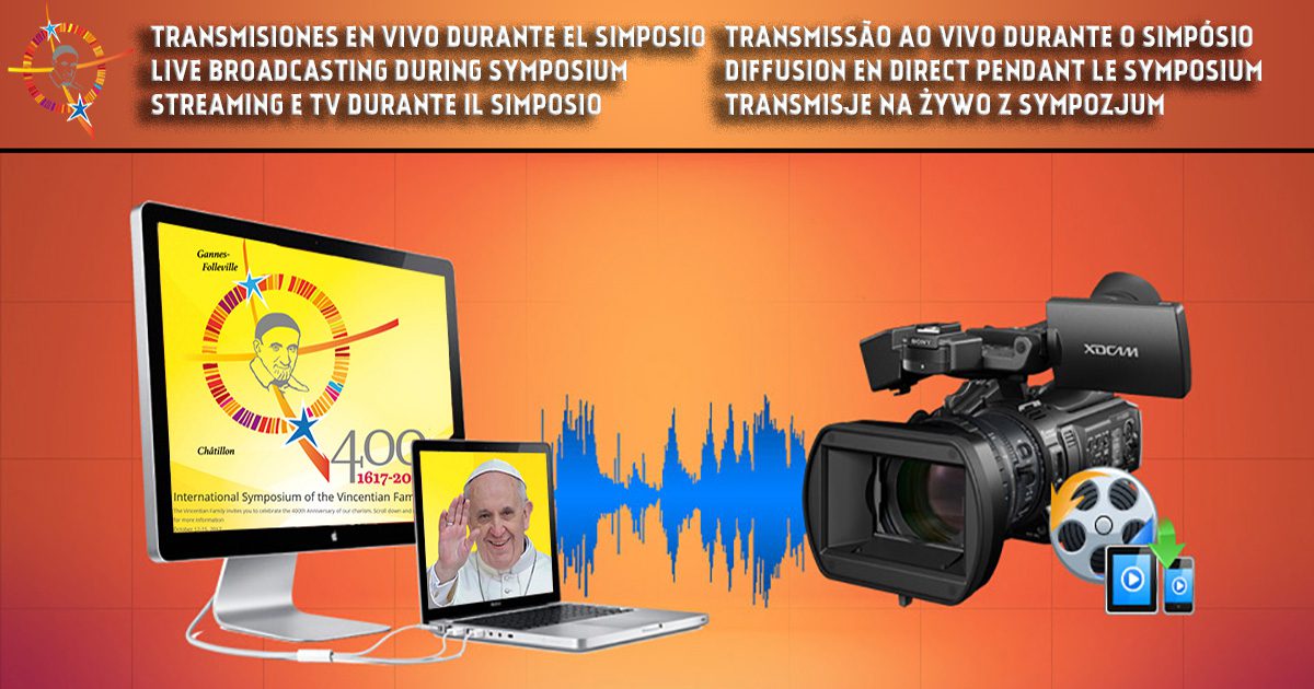 Live broadcasting during Symposium, Oct 14 and 15