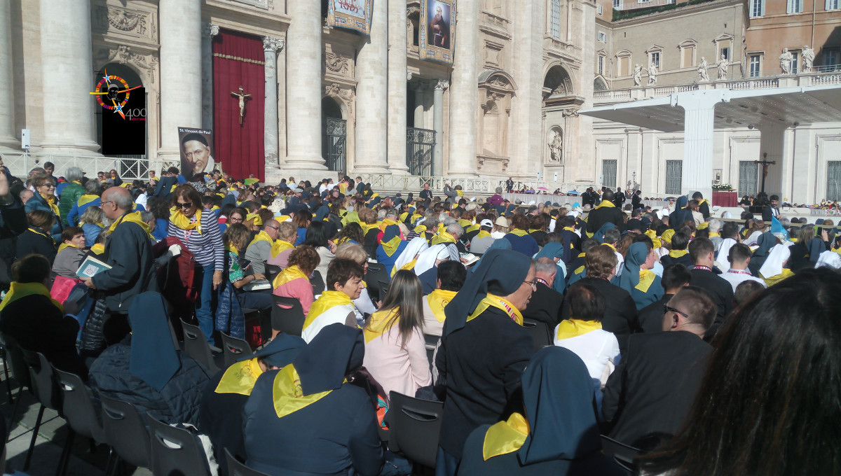Video from the Vincentian Family Encounter with Pope Francis at #famvin400