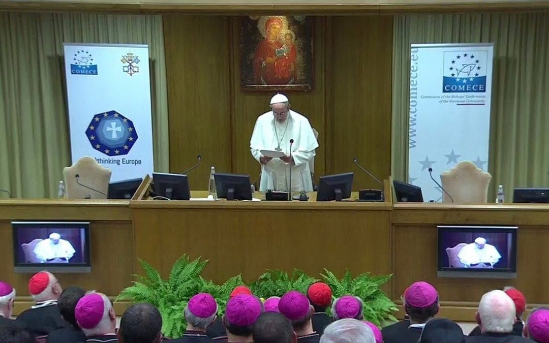 “To be a community entails supporting one another”: Address of the Holy Father at “(Re)Thinking Europe”