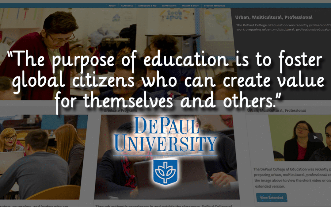 DePaul University Launches “First Master’s in Education of Its Kind”