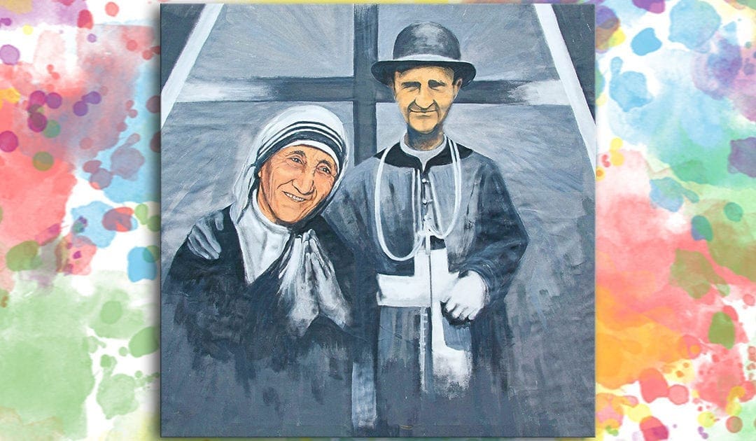 Saint Mother Teresa of Calcutta and the Servant of God, Bishop Janez Frančišek Gnidovec, CM
