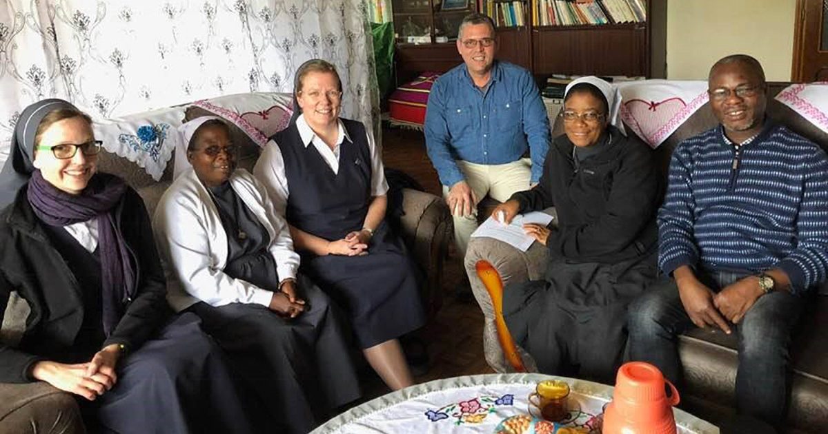 Fr. Flavio from the Vincentian Family Office Visits Ethiopia