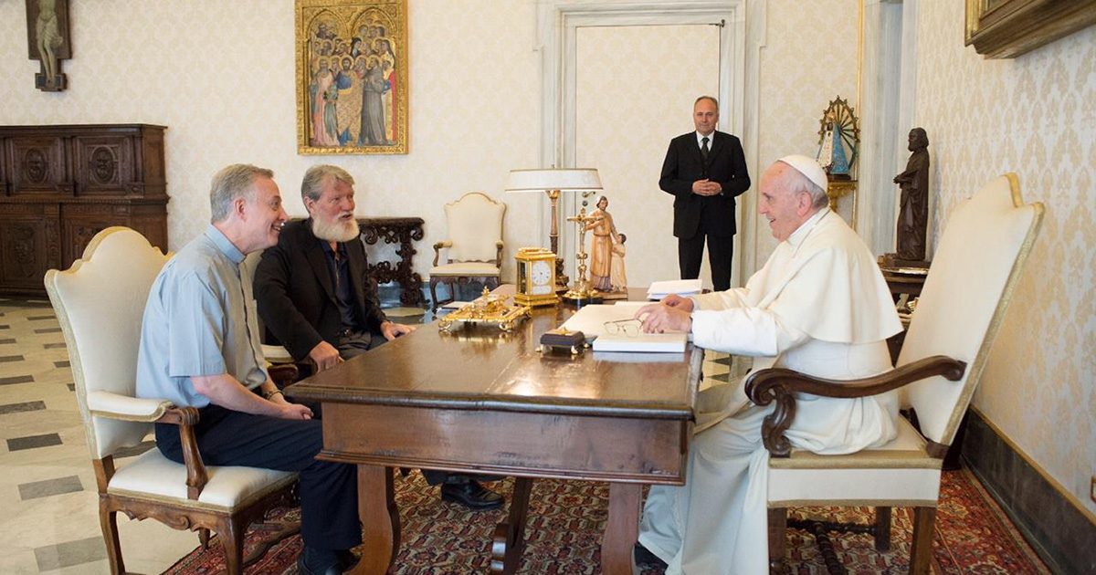 Audience of Father Pedro Opeka, C.M., with Pope Francis