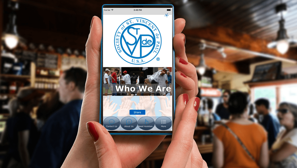 Get the Society of St. Vincent de Paul App Today!