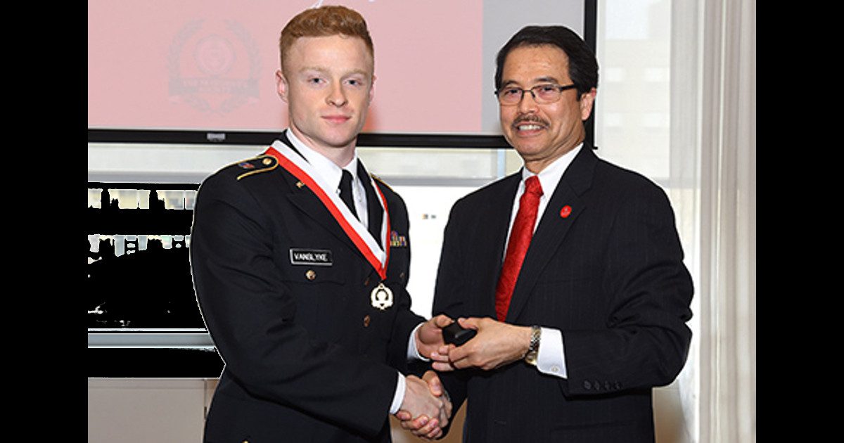 ROTC Cadet Takes the Service Component of SJUs Vincentian Mission to Heart