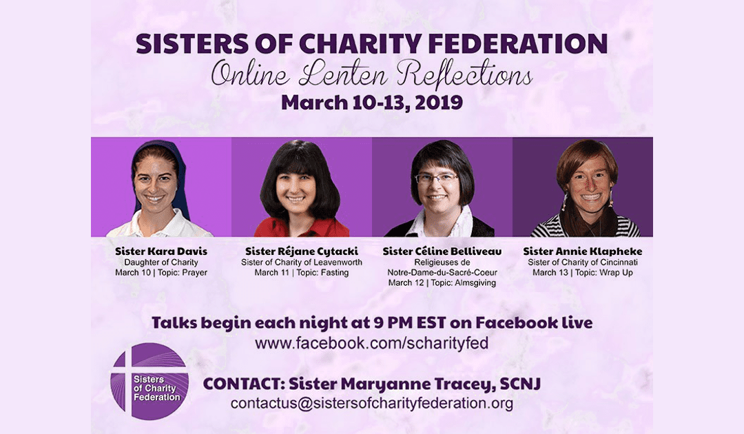 Sisters of Charity Federation Lenten Video Reflections