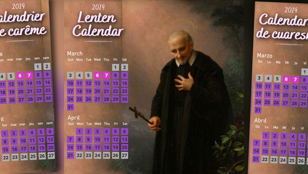 2019 Lenten Calendar