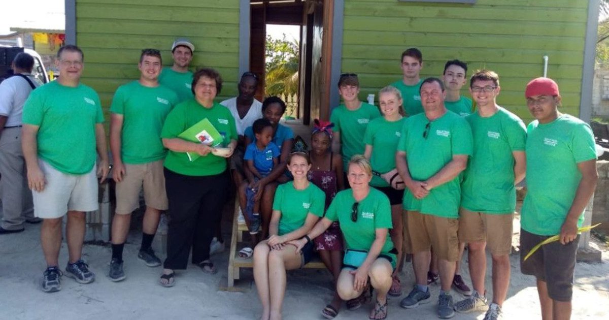 Volunteers Build a Home in Belize