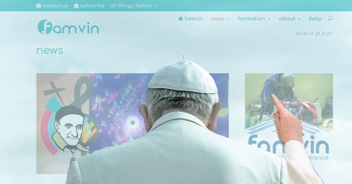Pope Francis Writes for Famvin!
