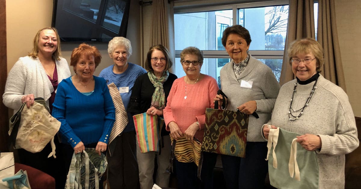 LOC of Diocese of Buffalo, NY Reach Out With “Walker Bags”