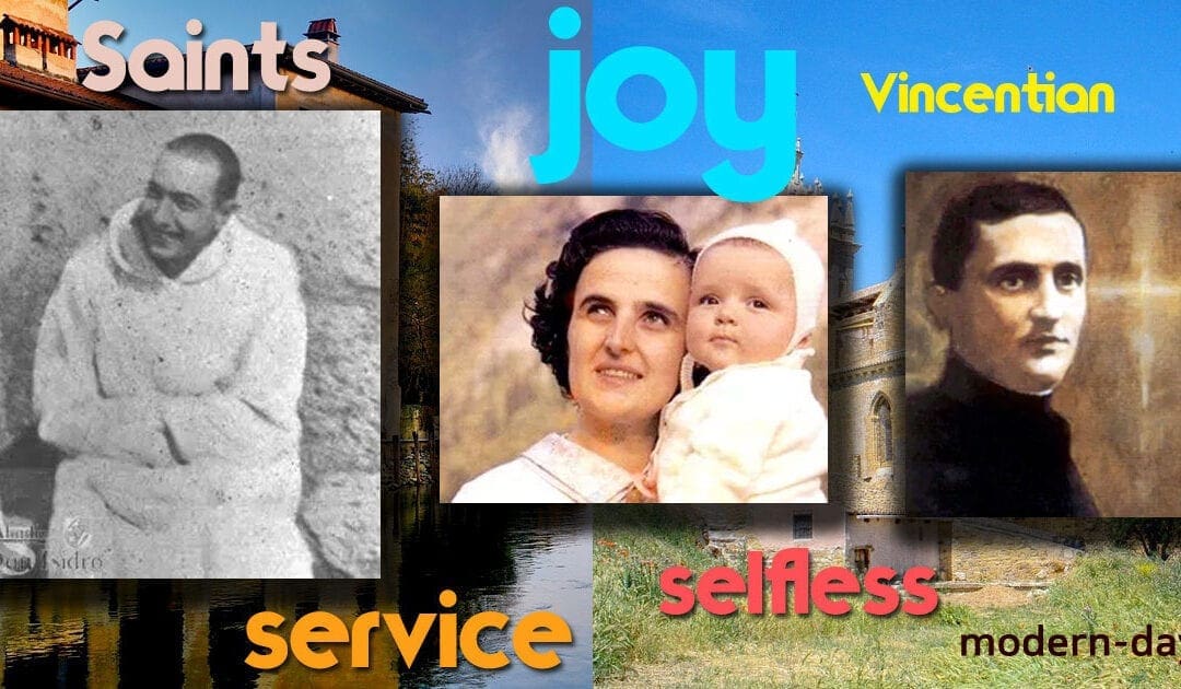 Three Saints who were members of the Society of St. Vincent de Paul