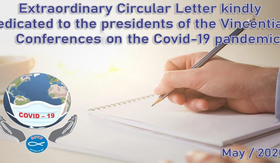 SSVP President General Issues an Extraordinary Circular Letter on the Covid-19 Pandemic